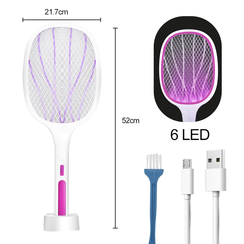 2-in-1 Mosquito Zapper and Electric Fly Swatter – Dual-Function Insect Control for Indoor and Outdoor Use