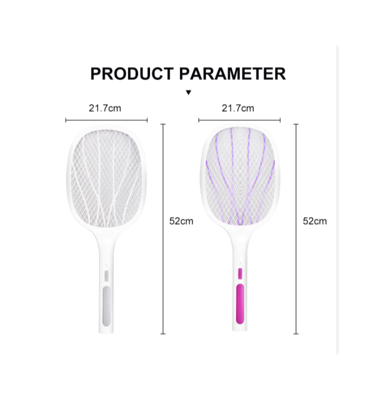 2-in-1 Mosquito Zapper and Electric Fly Swatter – Dual-Function Insect Control for Indoor and Outdoor Use