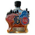 Embossed Glass Sports Novelty Whiskey Decanter Football Cork Stopper Gift Liquor - Image 2