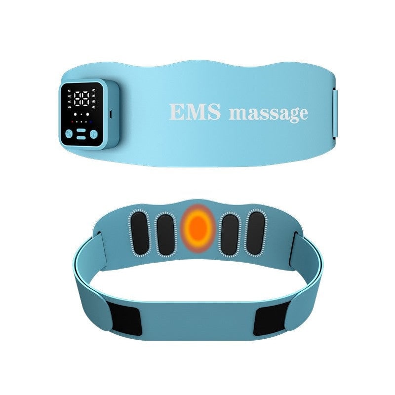 Ems Abdominal Belt with Heating and Remote Control for Muscle Toning and Fat Burn Ab - Image 2