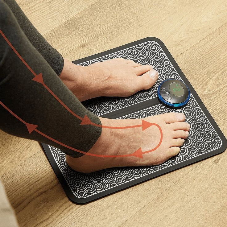 Ems Foot Massager Mat Electric Detachable Controller Digital Display - Image 1