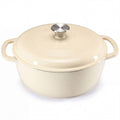 Enameled Cast Iron Dutch Oven Pot with Lid for Bread Baking and Braising 6 Quart Cookware - Image 5