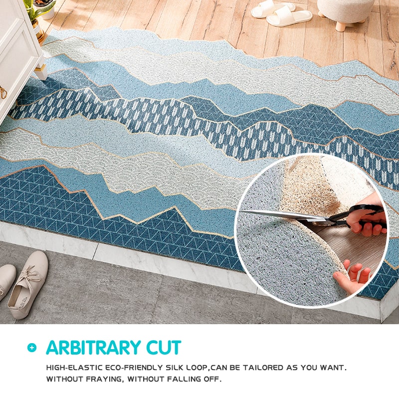 Entryway Doormat with Christmas and Halloween Coir Design Indoor Outdoor Dirt Trapping Low Profile - Image 6