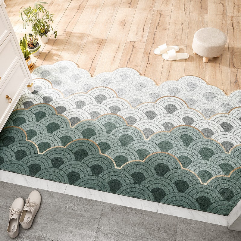 Entryway Doormat with Christmas and Halloween Coir Design Indoor Outdoor Dirt Trapping Low Profile - Image 9