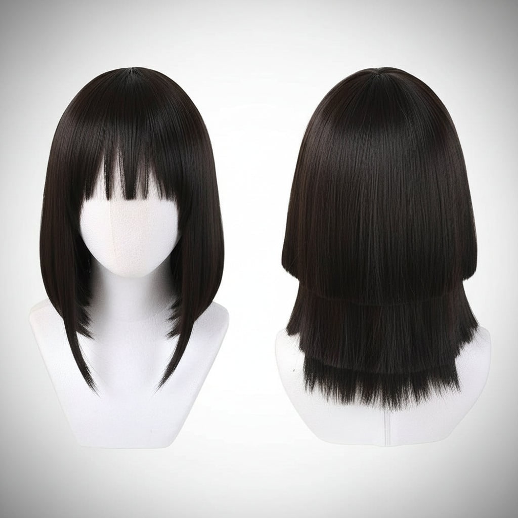 Epic Anime Cosplay Wig for Halloween Costumes with Layered Synthetic Hair - Image 10