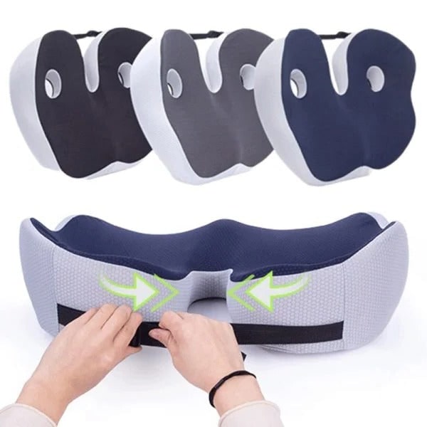 Ergonomic Desk Chair Seat Cushion with Coccyx Cutout Pressure Relief for Car and Office - Image 13