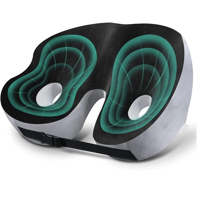 Ergonomic Desk Chair Seat Cushion with Coccyx Cutout Pressure Relief for Car and Office - Image 14