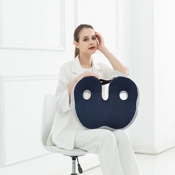 Ergonomic Desk Chair Seat Cushion with Coccyx Cutout Pressure Relief for Car and Office - Image 9