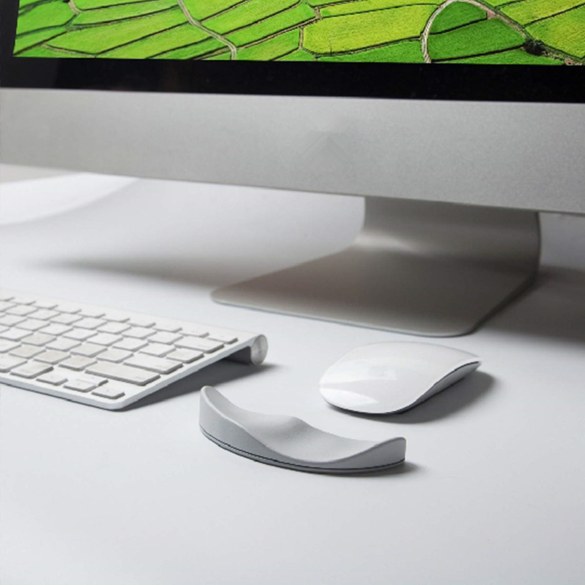 Ergonomic Mouse Wrist Rest Pad with Gliding Base and Contoured Silicone Support for Computer Gaming - Image 10