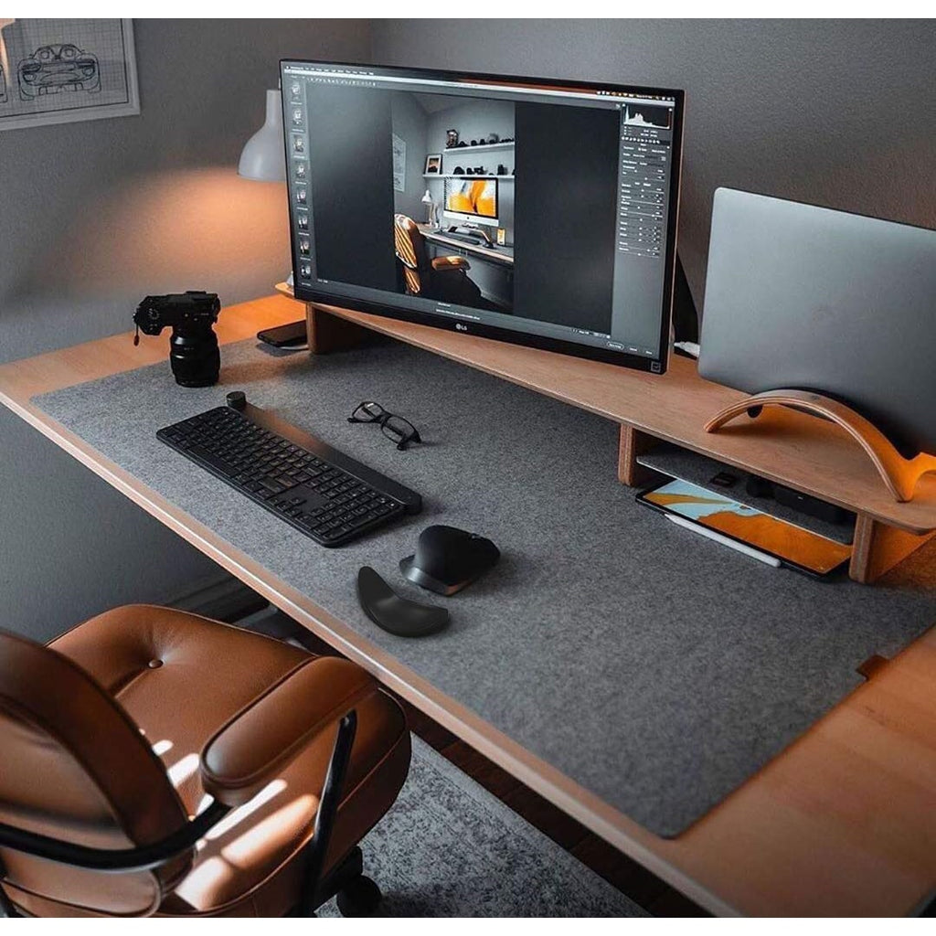 Ergonomic Mouse Wrist Rest Pad with Gliding Base and Contoured Silicone Support for Computer Gaming - Image 5