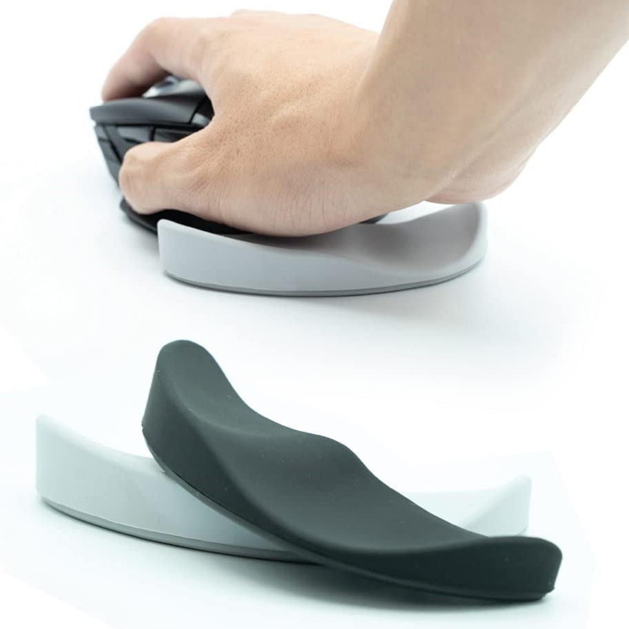 Ergonomic Mouse Wrist Rest Pad with Gliding Base and Contoured Silicone Support for Computer Gaming - Image 9