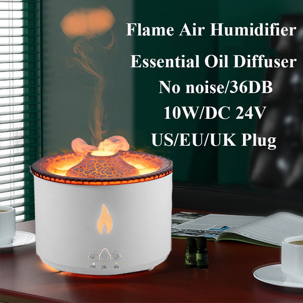 Essential Oil Diffuser and Aroma Humidifier with Light and Jellyfish Mist Ring for Room Freshener - Image 13