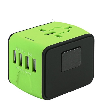 Eu Travel Adapter Plug with Universal Sockets Usb-A and Usb-C Ports for International Power - Image 4