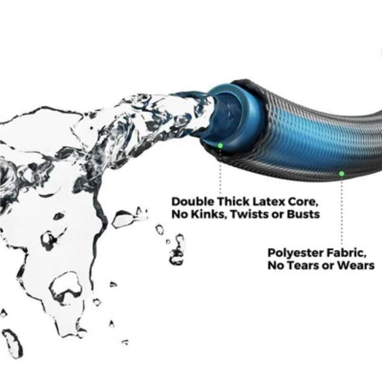 Expandable Expanding Garden Hose with 8-Pattern Spray Nozzle Brass Fittings and Anti-Kink Design - Image 16