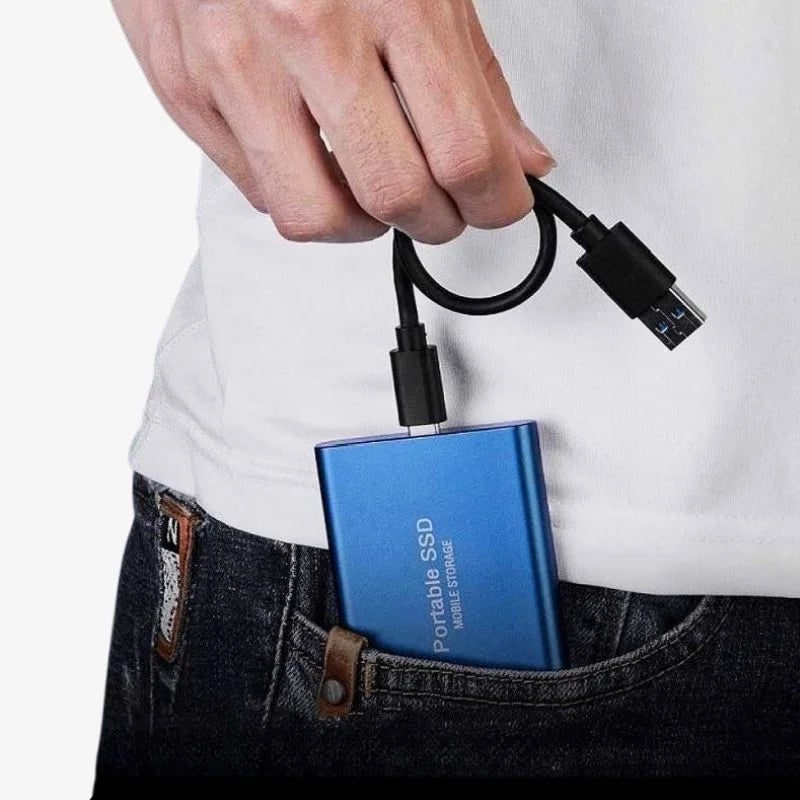 External Ssd Portable Solid State Drive with Usb-C Fast Storage - Image 3