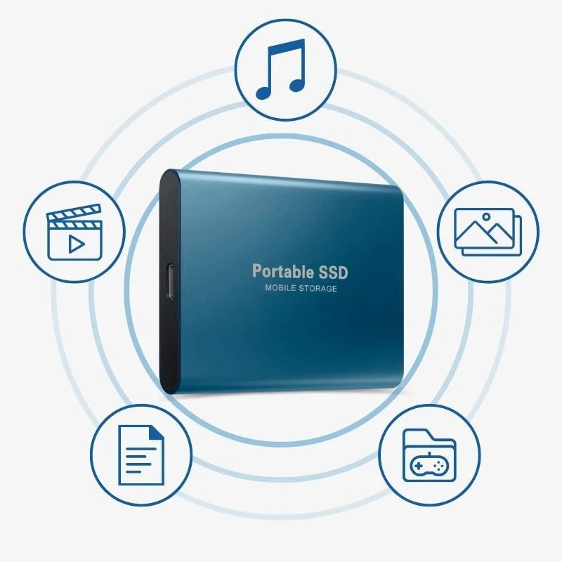 External Ssd Portable Solid State Drive with Usb-C Fast Storage - Image 4