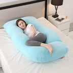 Maternity Support Pillow for Pregnancy Comfort – Full Body Cushion for Sleeping, Relaxation and Daily Support