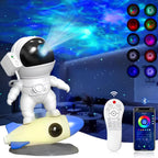Astronaut Projection Lamp for Bedroom Decor – LED Galaxy Projector with Stars and Nebula Effects for Relaxing Ambience