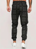 Men’s Checked Jogging Pants for Casual Wear – Comfortable Lounge Pants for Home, Travel and Everyday Style