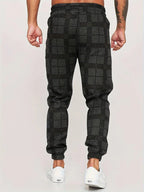 Men’s Checked Jogging Pants for Casual Wear – Comfortable Lounge Pants for Home, Travel and Everyday Style