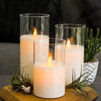 Flameless LED Candle Set for Home Decor – Realistic Flickering Candles – Safe Ambient Lighting for Living Room & Bedroom