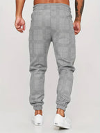 Men’s Checked Jogging Pants for Casual Wear – Comfortable Lounge Pants for Home, Travel and Everyday Style