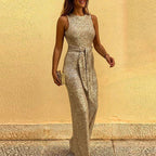 Liora Voss. – Women’s Glitter Jumpsuit for Parties & Special Occasions