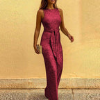 Liora Voss. – Women’s Glitter Jumpsuit for Parties & Special Occasions