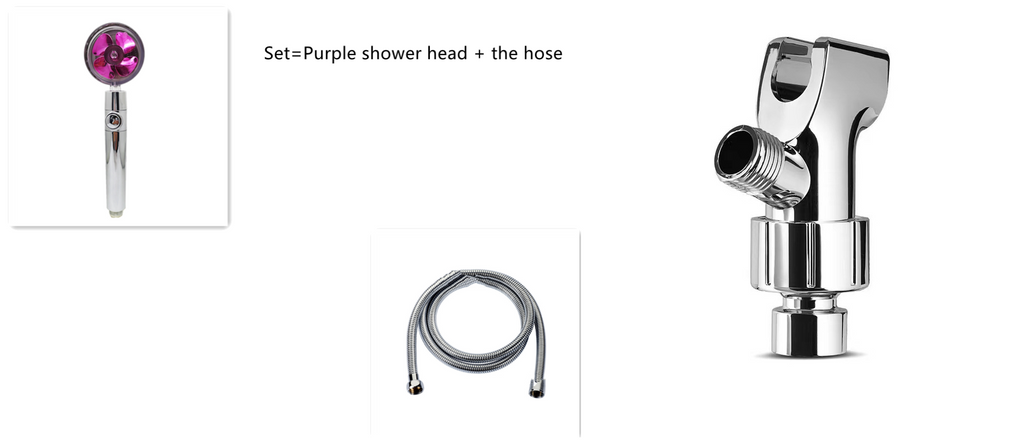 Filtered Shower Head with High Pressure Water Filtration and Rotating Propeller Fan Handheld - Image 11