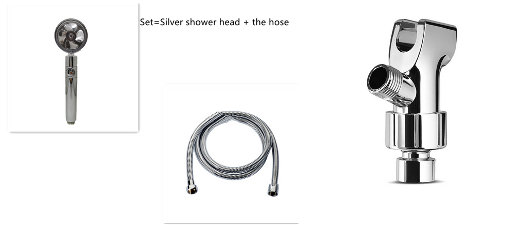 Filtered Shower Head with High Pressure Water Filtration and Rotating Propeller Fan Handheld - Image 25