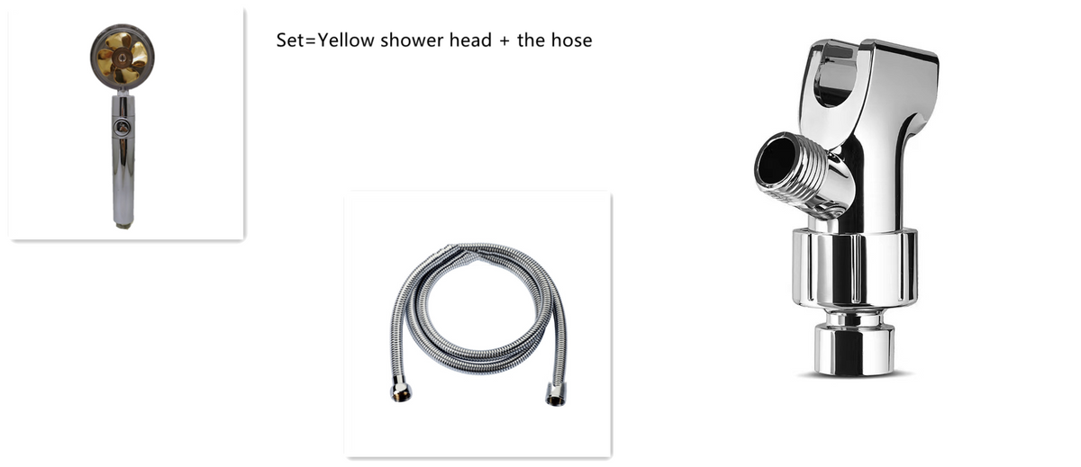 Filtered Shower Head with High Pressure Water Filtration and Rotating Propeller Fan Handheld - Image 32