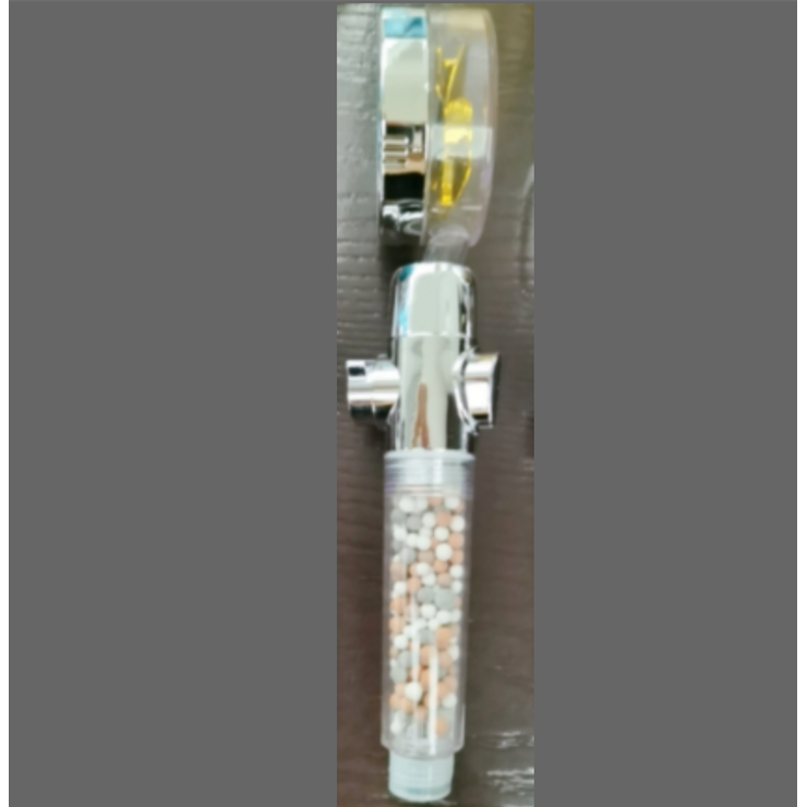 Filtered Shower Head with High Pressure Water Filtration and Rotating Propeller Fan Handheld - Image 35