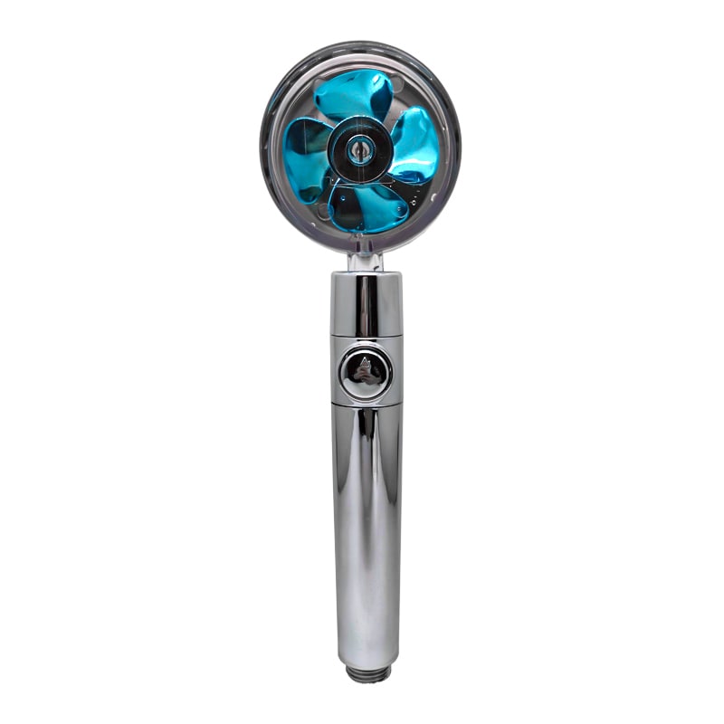 Filtered Shower Head with High Pressure Water Filtration and Rotating Propeller Fan Handheld - Image 40