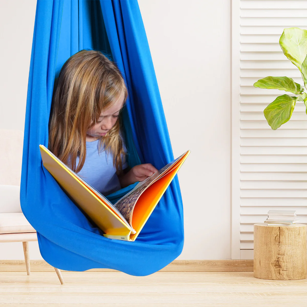 Therapy Sensory Swing for Children – Calming Cocoon-Style Hanging Chair | Indoor Compression Swing for Focus, Relaxation & Sensory Support