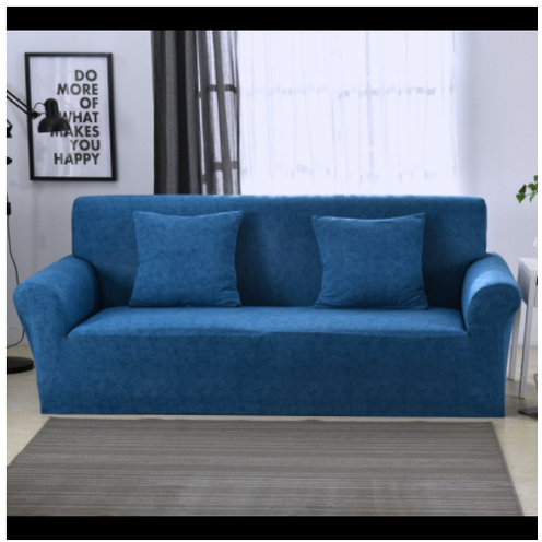Fitted Stretch Sofa Slipcover for Three Seater with Elastic Printed Patterns Outdoor With Cover - Image 5
