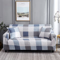 Fitted Stretch Sofa Slipcover for Three Seater with Elastic Printed Patterns Outdoor With Cover - Image 6