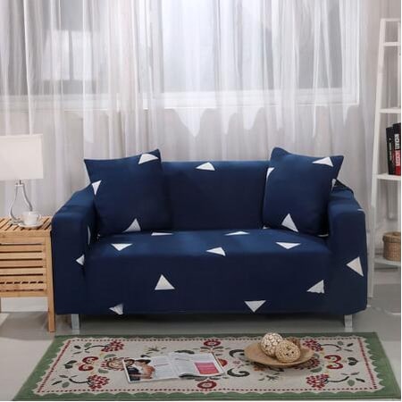 Fitted Stretch Sofa Slipcover with Elastic Cover and Matching Pillowcases Outdoor - Image 10