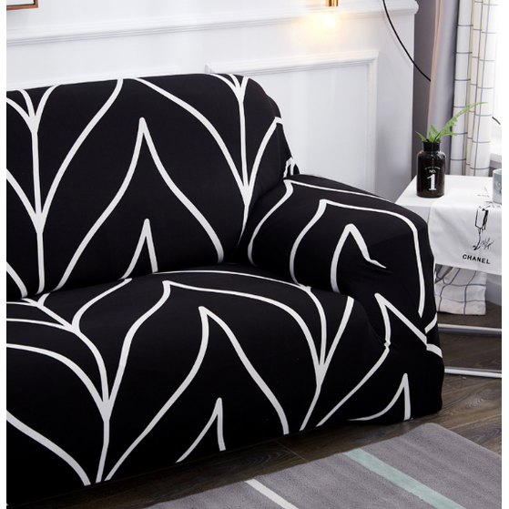 Fitted Stretch Sofa Slipcover with Elastic Cover and Matching Pillowcases Outdoor - Image 24