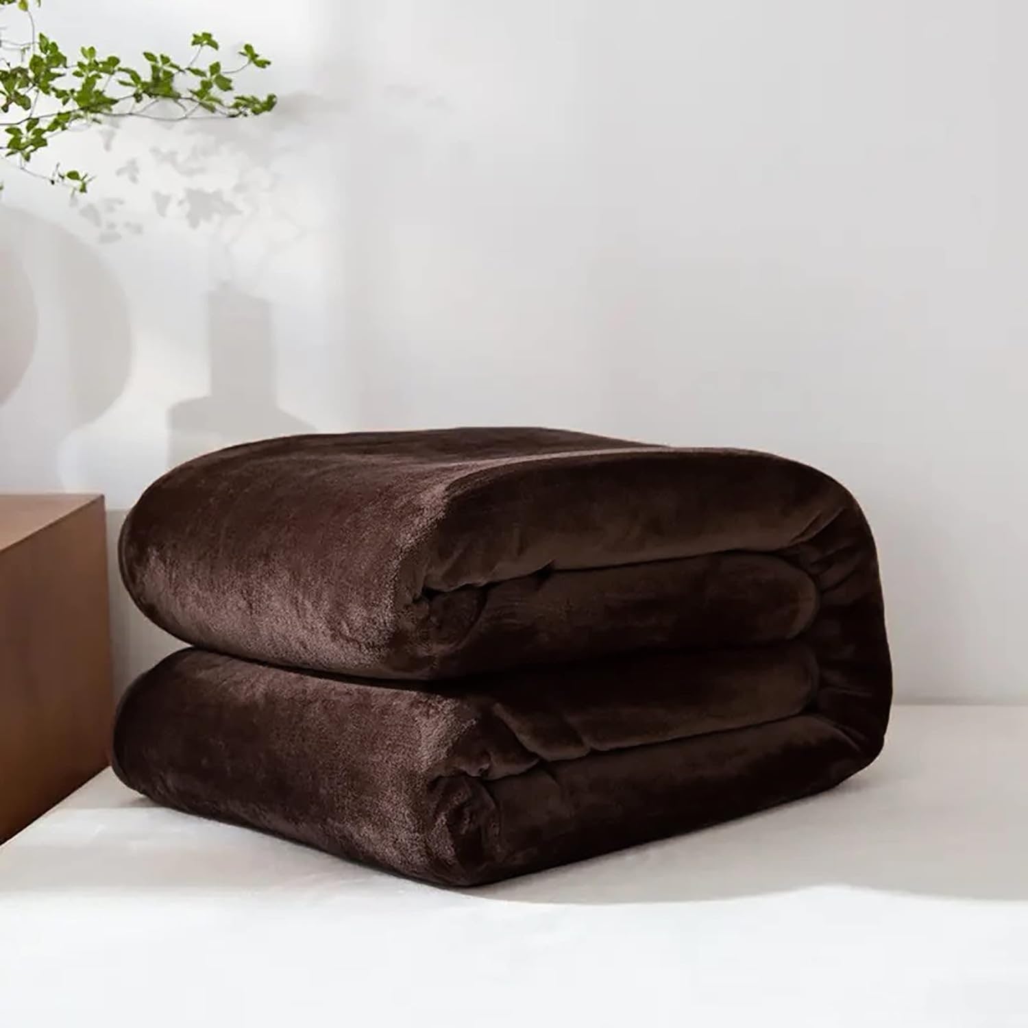 Fleece Throw Blanket with Faux Fur Plush Softness for Sofa and Bed Lightweight Cozy - Image 8