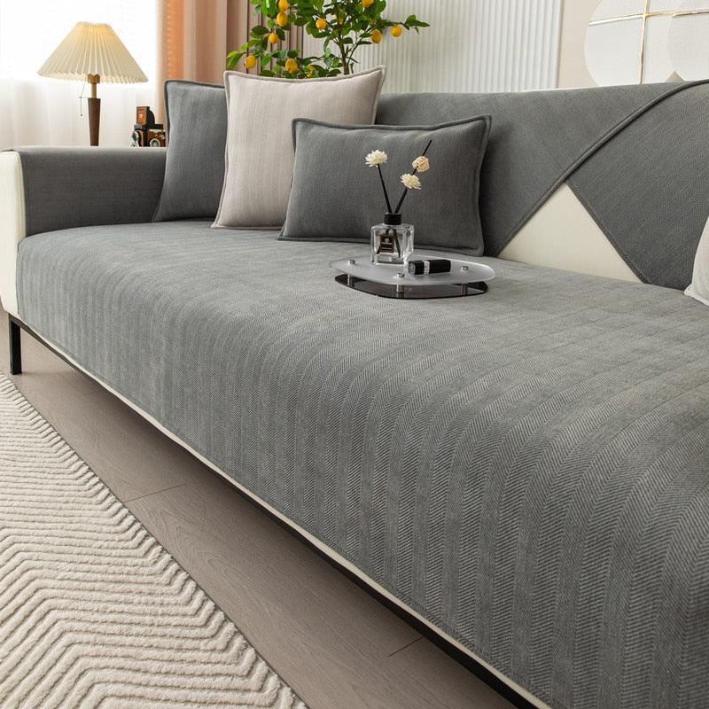 Cozy Anti-Slip Sofa Cover for Home Use – Soft Protective Couch Cover for Living Room Comfort and Daily Protection