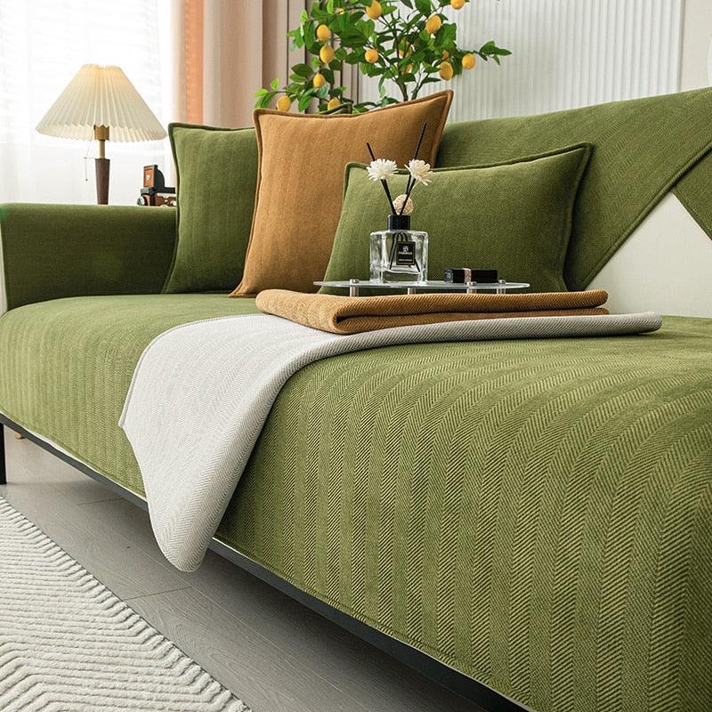 Cozy Anti-Slip Sofa Cover for Home Use – Soft Protective Couch Cover for Living Room Comfort and Daily Protection