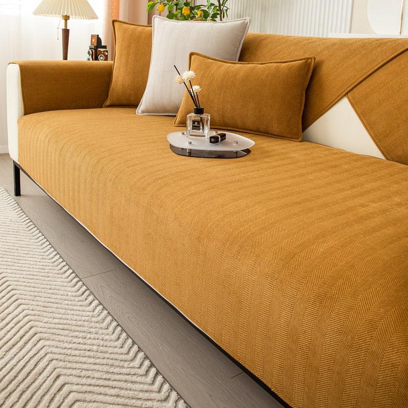 Cozy Anti-Slip Sofa Cover for Home Use – Soft Protective Couch Cover for Living Room Comfort and Daily Protection