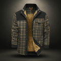 Men's Fleece-Lined Flannel Jacket - Cozy, Stylish, and Warm