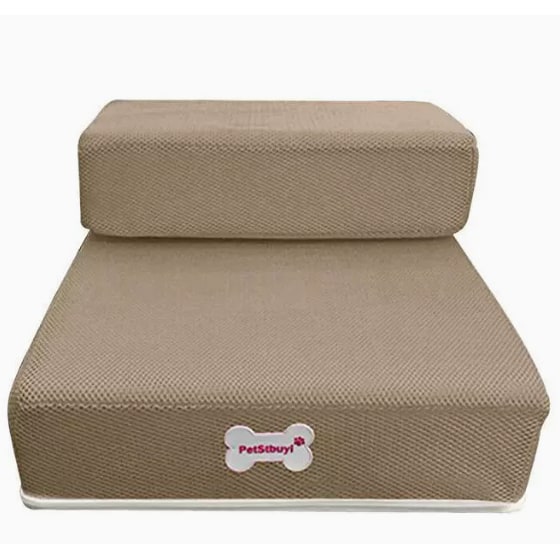Foam Dog Stairs for Cats with Collapsible Two-Step Foldable Design and Cover Pet - Image 9