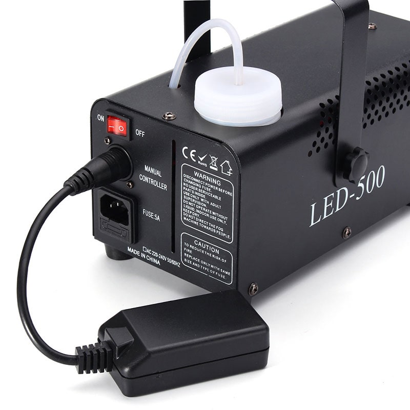 Fog Machine with Liquid Smoke Juice Portable LED Remote Stage Effects Halloween - Image 3