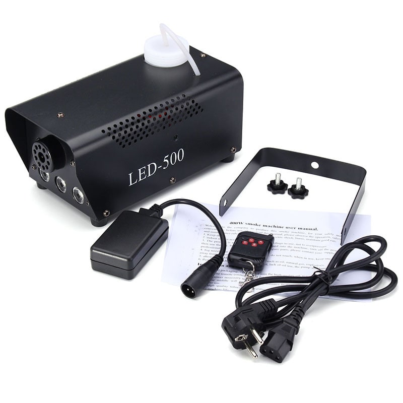 Fog Machine with Liquid Smoke Juice Portable LED Remote Stage Effects Halloween - Image 4