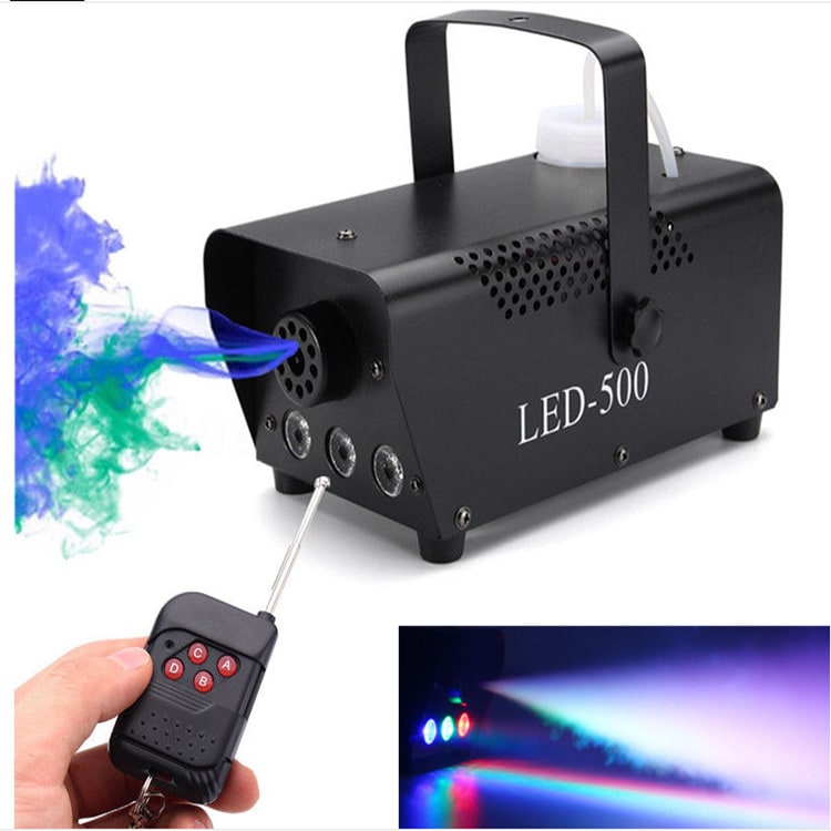 Fog Machine with Liquid Smoke Juice Portable LED Remote Stage Effects Halloween - Image 5
