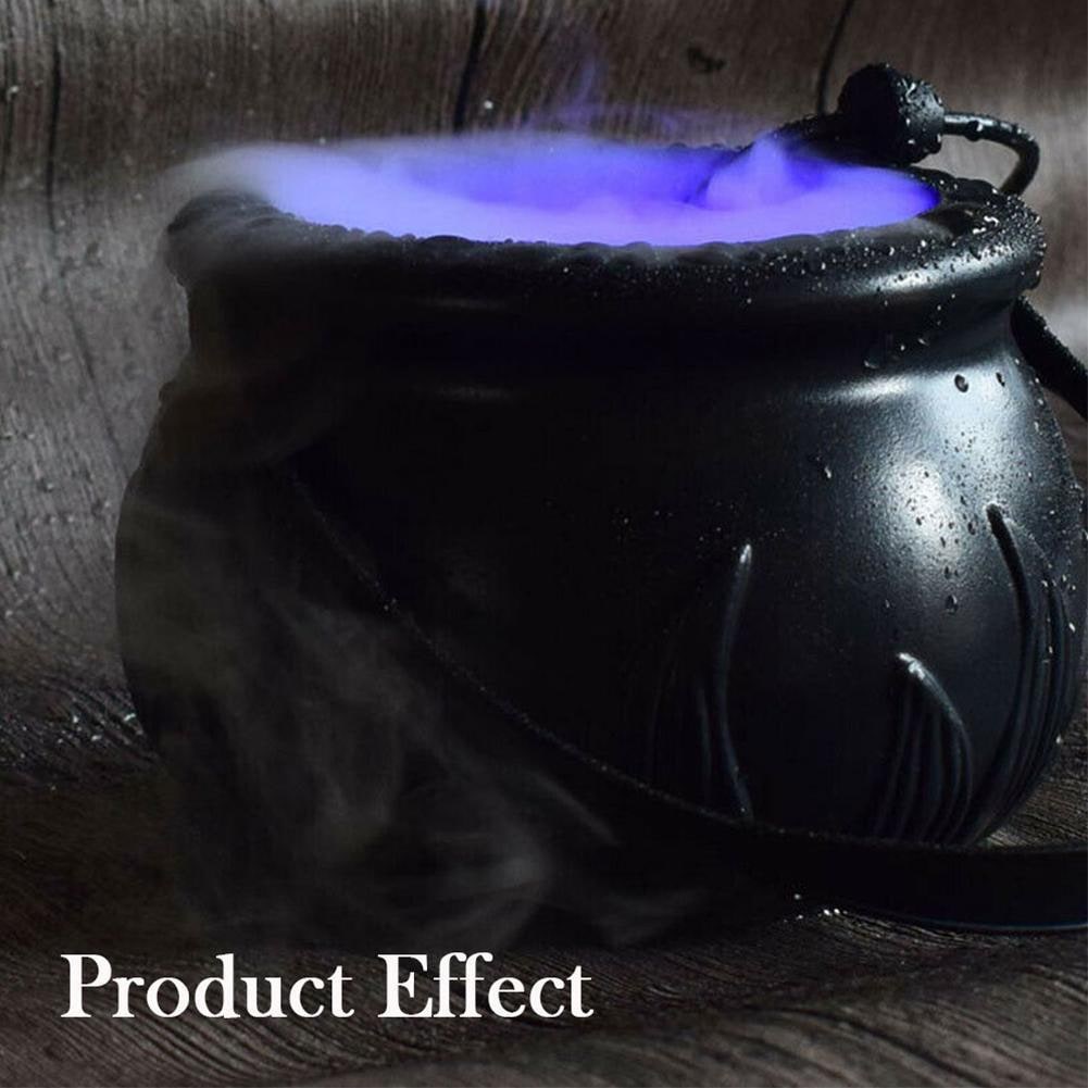 Fog Maker Machine Cauldron Smoke with Color-Changing LED Mist for Halloween Décor - Image 7