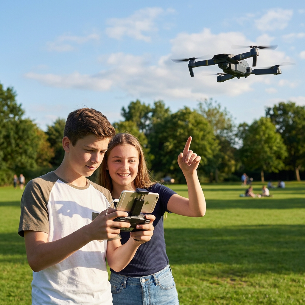 Foldable Camera Drone Quadcopter with Remote Control and Fpv Live View Kit - Image 2