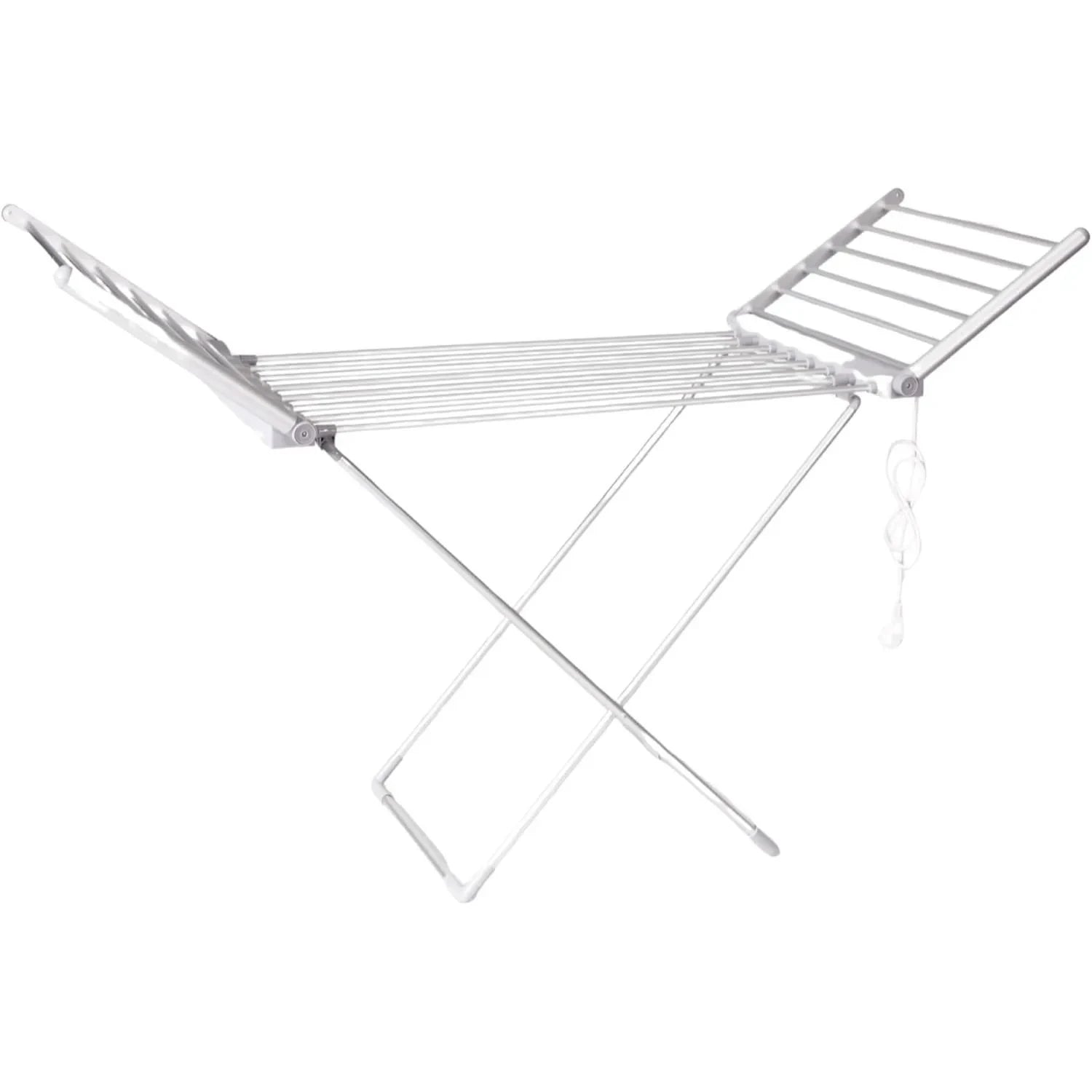 Foldable Clothes Drying Rack Heated Electric Aluminum Portable Folding Wings Airer - Image 5